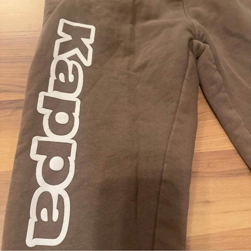 Kappa Mens Size Small Braown Joggers with Logo